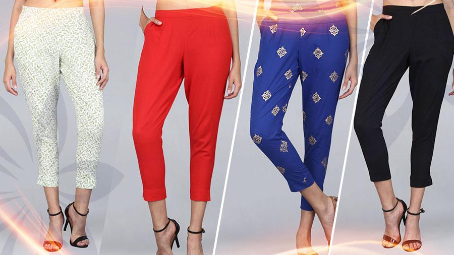 Trendy Kurti Pants  Buy Women Kurti Pants Online – Maaesa Clothing