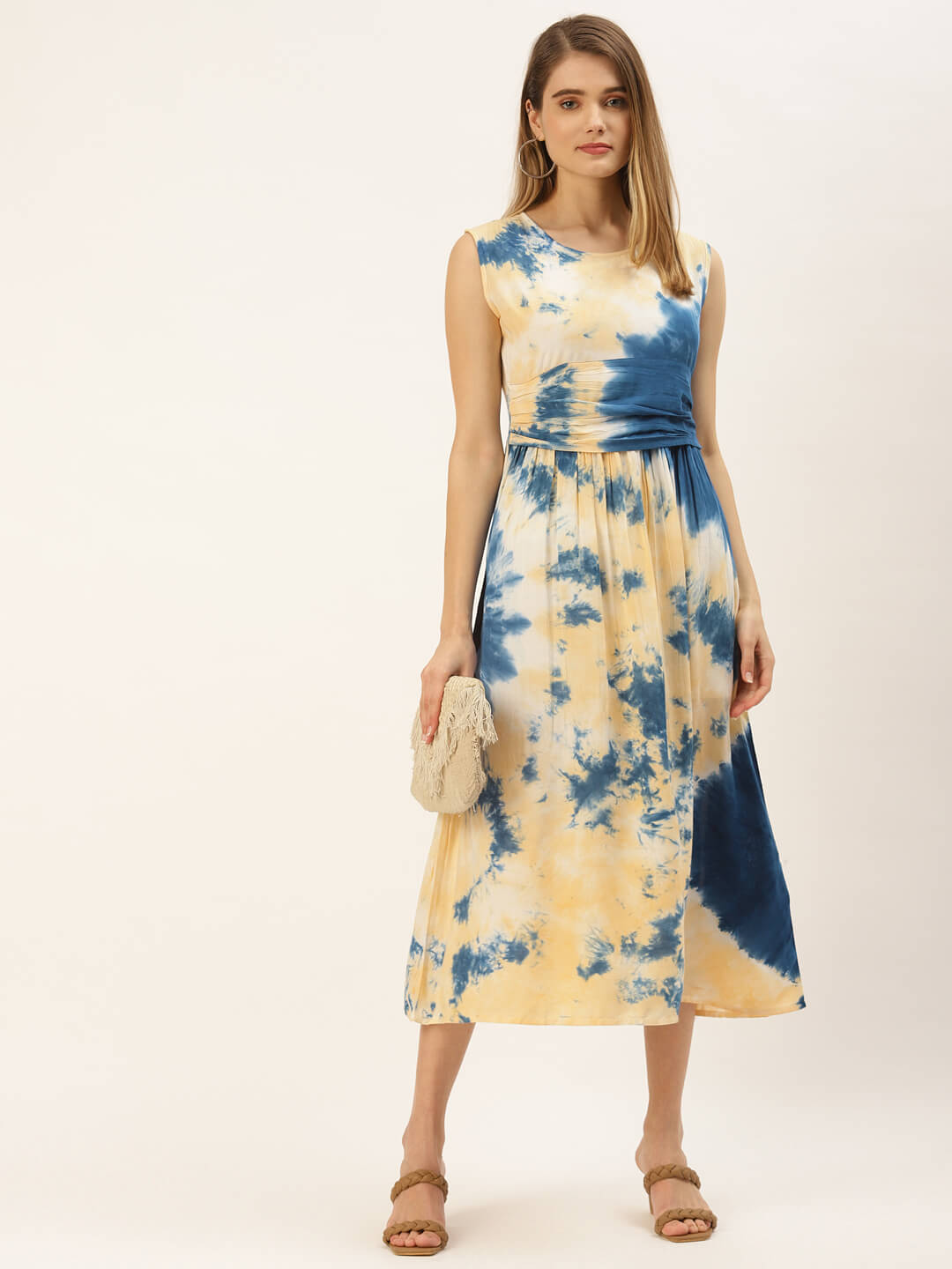blue and yellow tie dye dress TIE DYE DRESS FOR SPRING: TARGET STYLE FILES