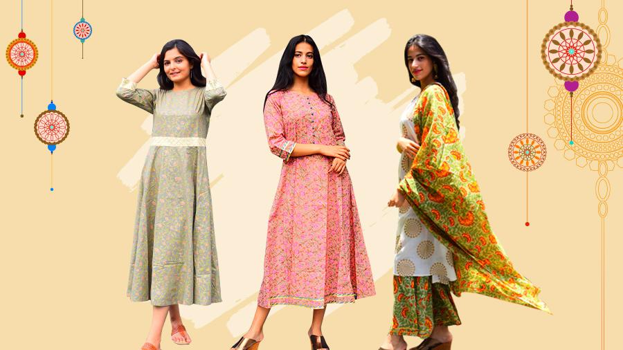 Style Rakhi 7 Kurti Style Ideal To Look Fabulous on Rakhi! | Maaesa Clothing