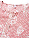 Printed Cotton straight kurta for women 