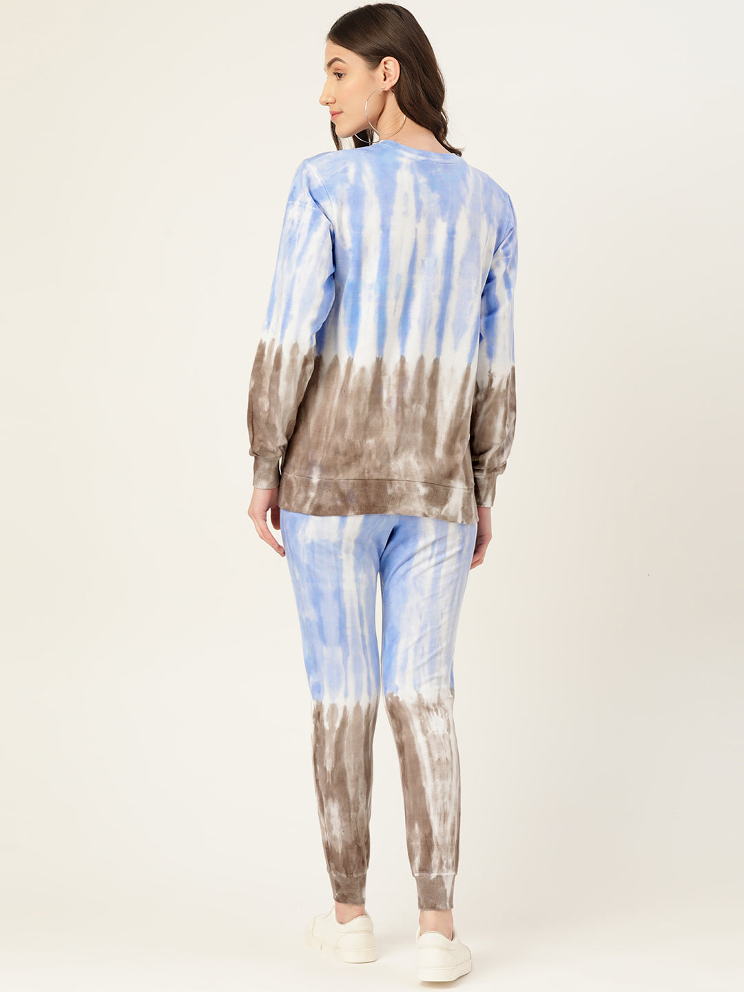 Blue And Grey Tie Dye Sweatshirt With joggers