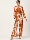 Rayon tie & dyed Coord set for women 